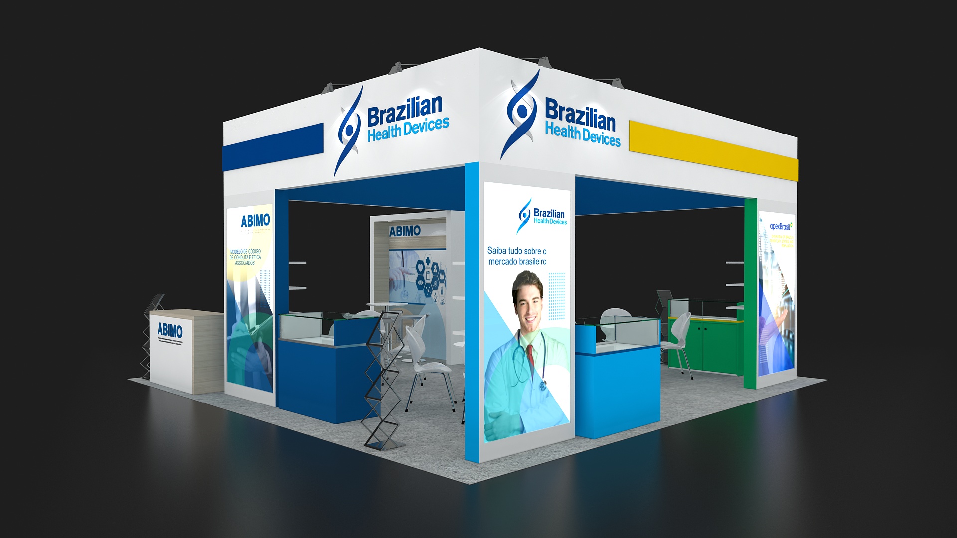 20X20 Trade show booth rental company | 20x20 booth rentals